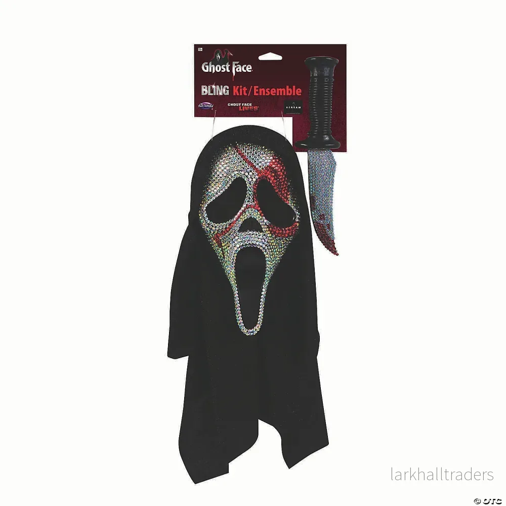 Scream mask & kniv, Bloody Bling Scream mask & kniv, Bloody Bling