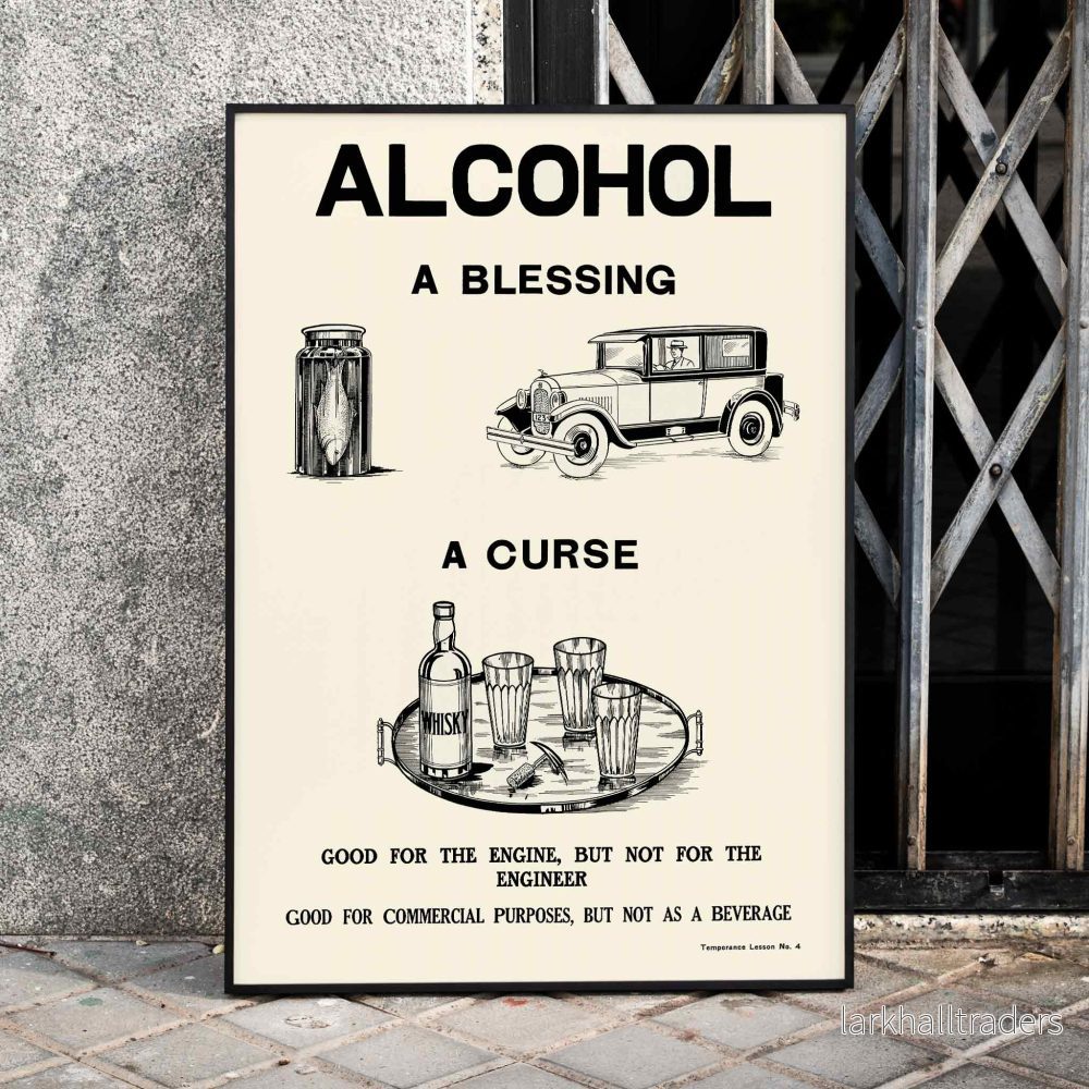 Nykterhetsaffisch Poster