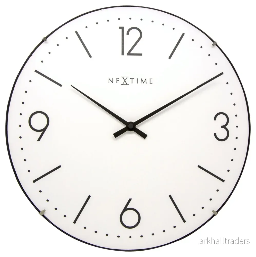 Väggklocka Basic dome ø35 cm
