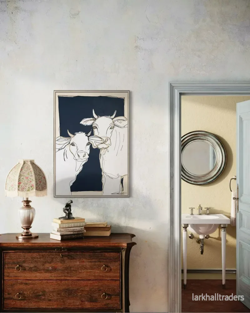 Två Stycken Kossor Poster - Bild 2