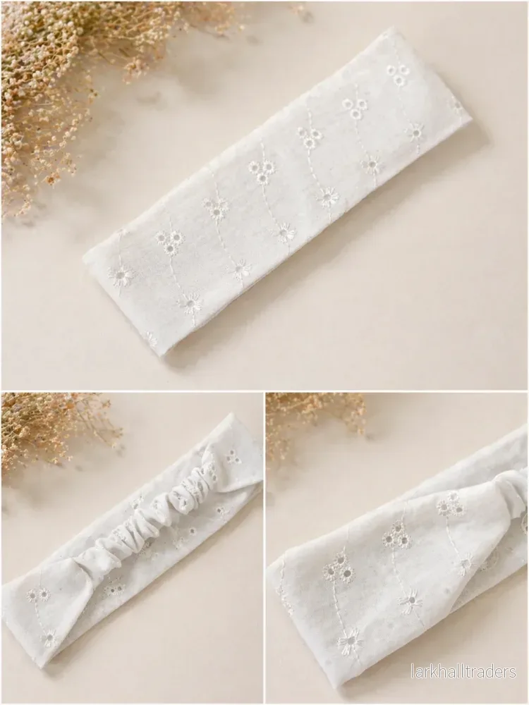 Broderat Pannband