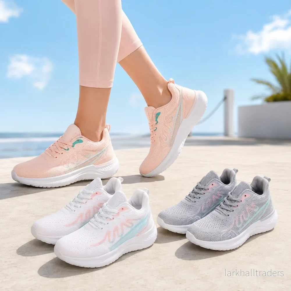 Sneakers för kvinnor – lätta och luftiga för vardag och träning - Bild 2
