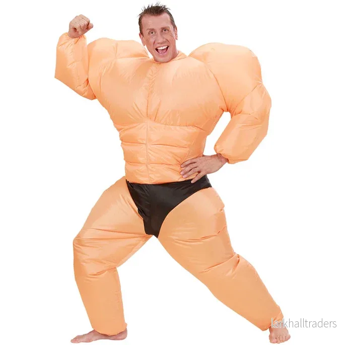 Uppblåsbar dräkt, bodybuilder - Bild 2