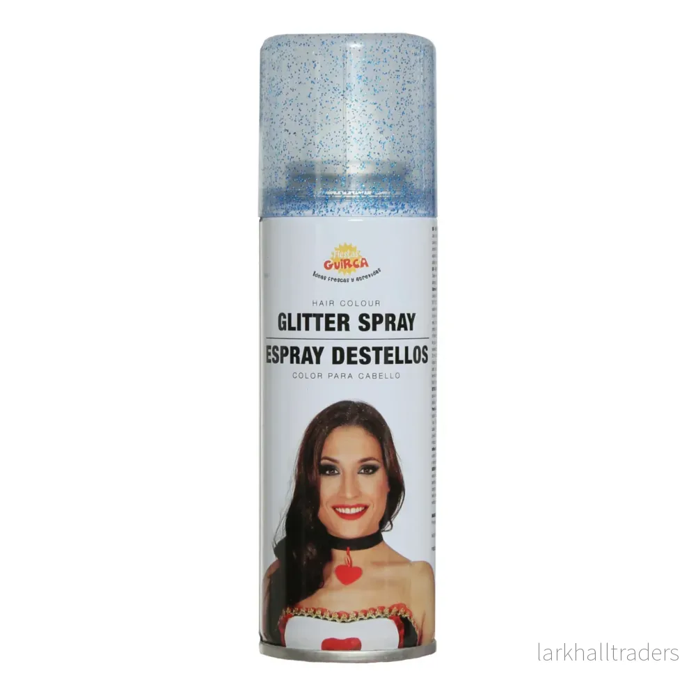 Hårspray, glitter blå 125 ml
