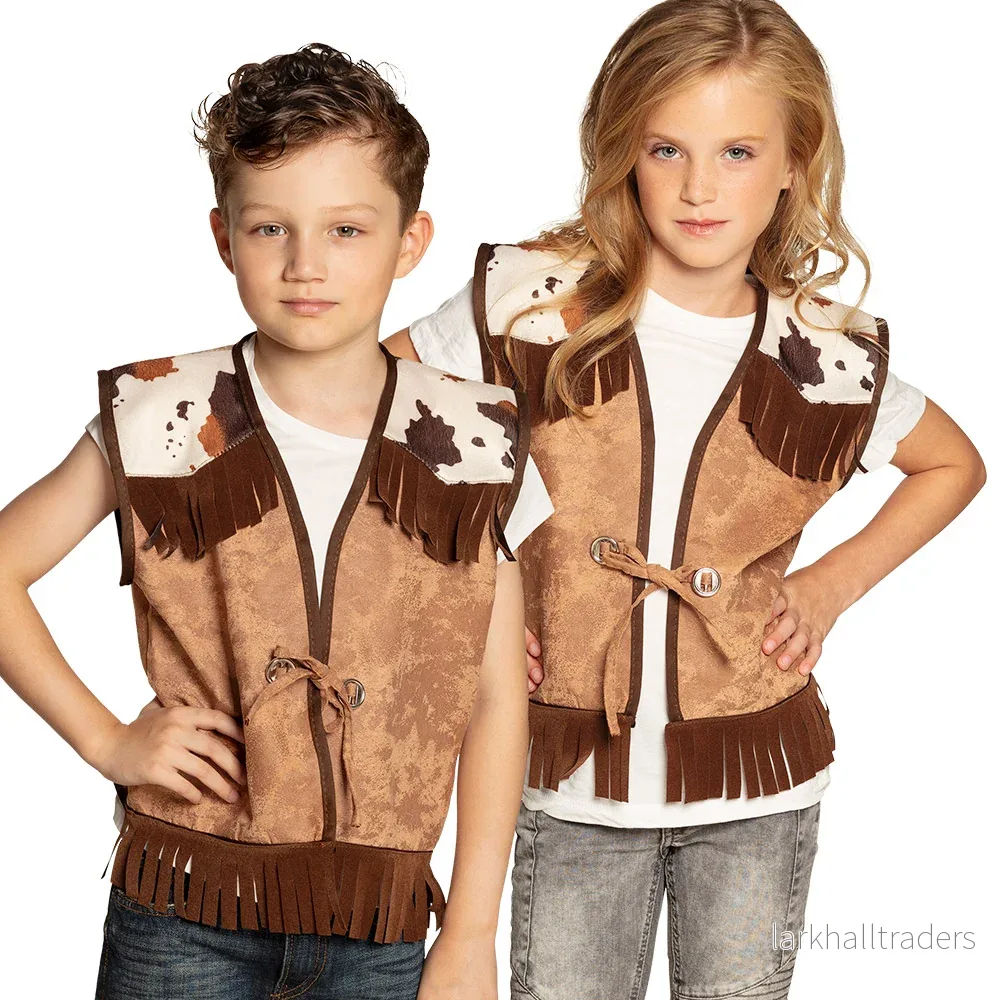 Cowboyväst barn, vilda västern 10-12 år