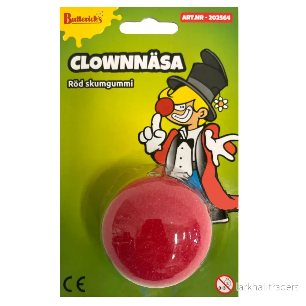 Clownnäsa, skumgummi röd Clownnäsa, skumgummi röd