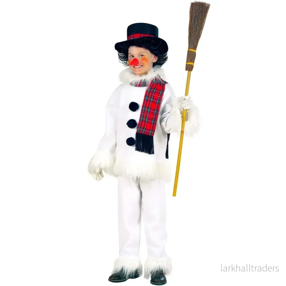Barndräkt, snögubbe 140 cm