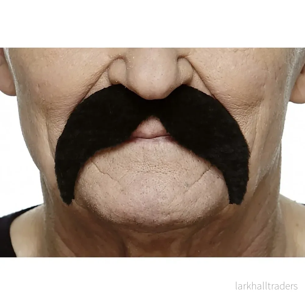 Mustasch, rebel svart Mustasch, rebel svart