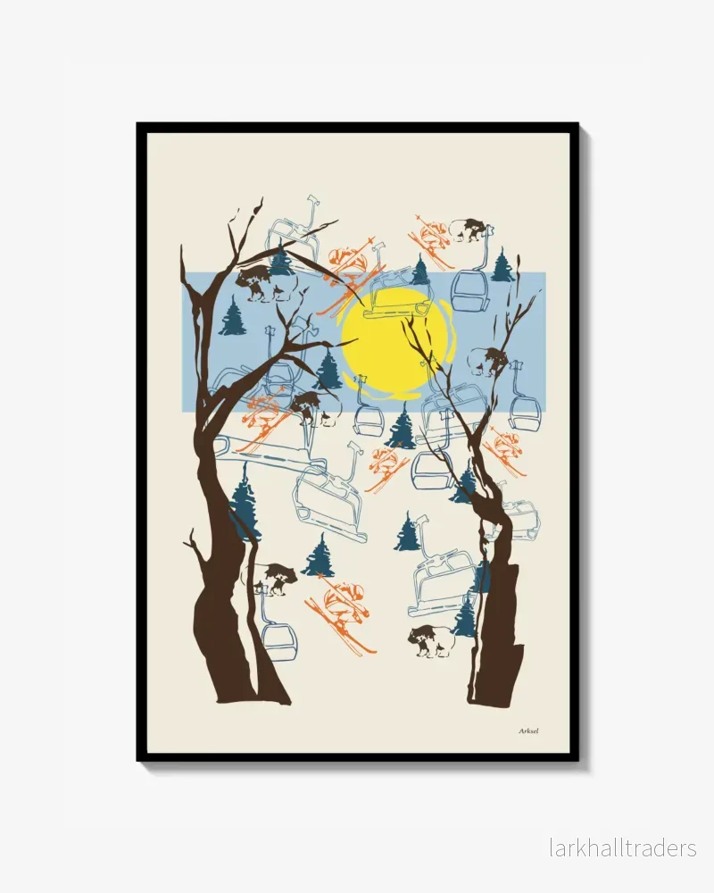 Ski mess Poster
