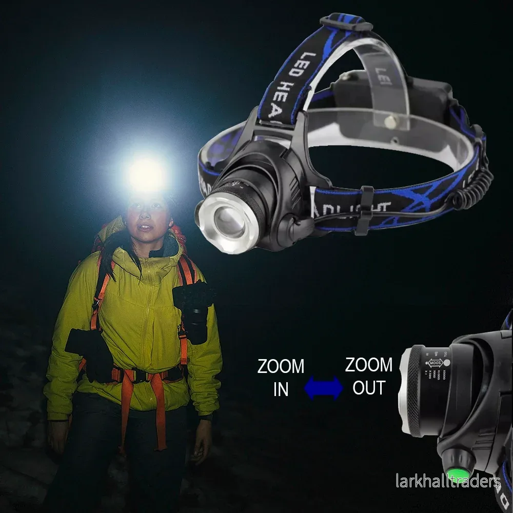 Pannlampa 1800 lumen m/justerbar fokus & zoom Pannlampa 1800 lumen m/justerbar fokus & zoom