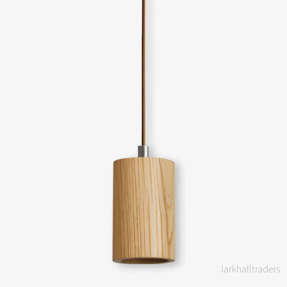 WoodTube – Elegant Cylinderformad Pendellampa i Akacia och Ask WoodTube – Elegant Cylinderformad Pendellampa i Akacia och Ask