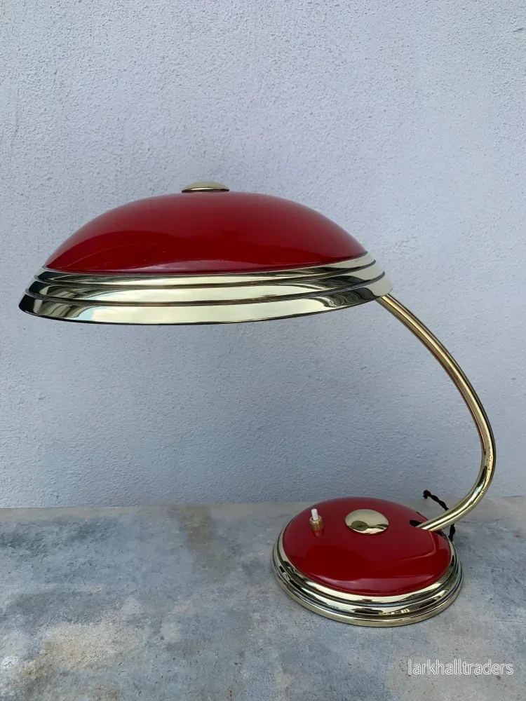 Helo lampa – Röd/mässing Helo lampa – Röd/mässing
