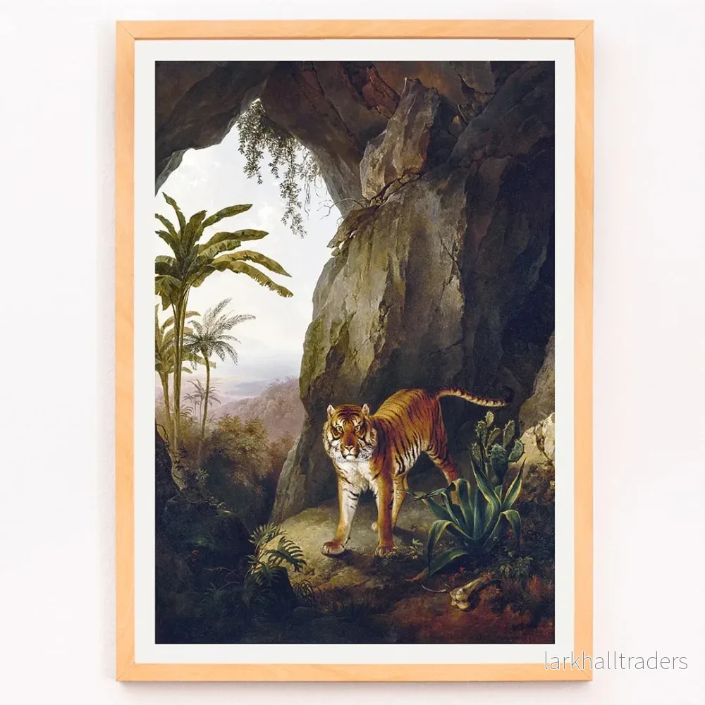Tiger i en grotta Poster - Bild 3