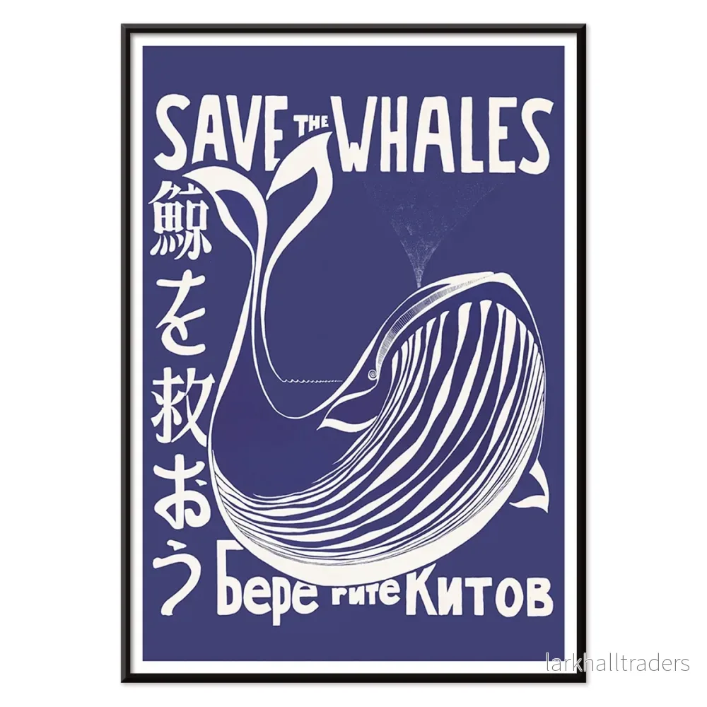 Rädda valarna Poster - Bild 2