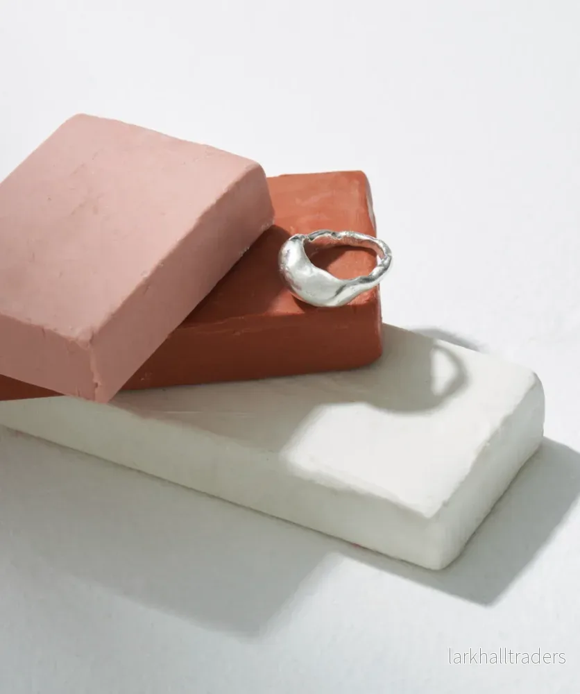 Chunky Kol Ring (Tillverkad på beställning)