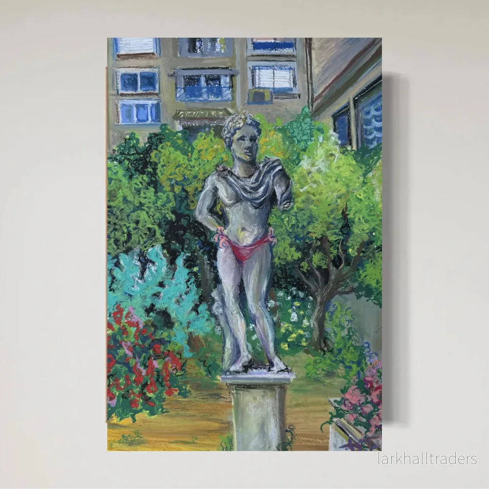 “Athens” Olje pasteller Original Målning “Athens” Olje pasteller Original Målning