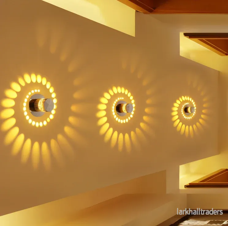 SpiraGlow – Cylindrisk LED-Vägglampa med Färgglada Spiraleffekter SpiraGlow – Cylindrisk LED-Vägglampa med Färgglada Spiraleffekter