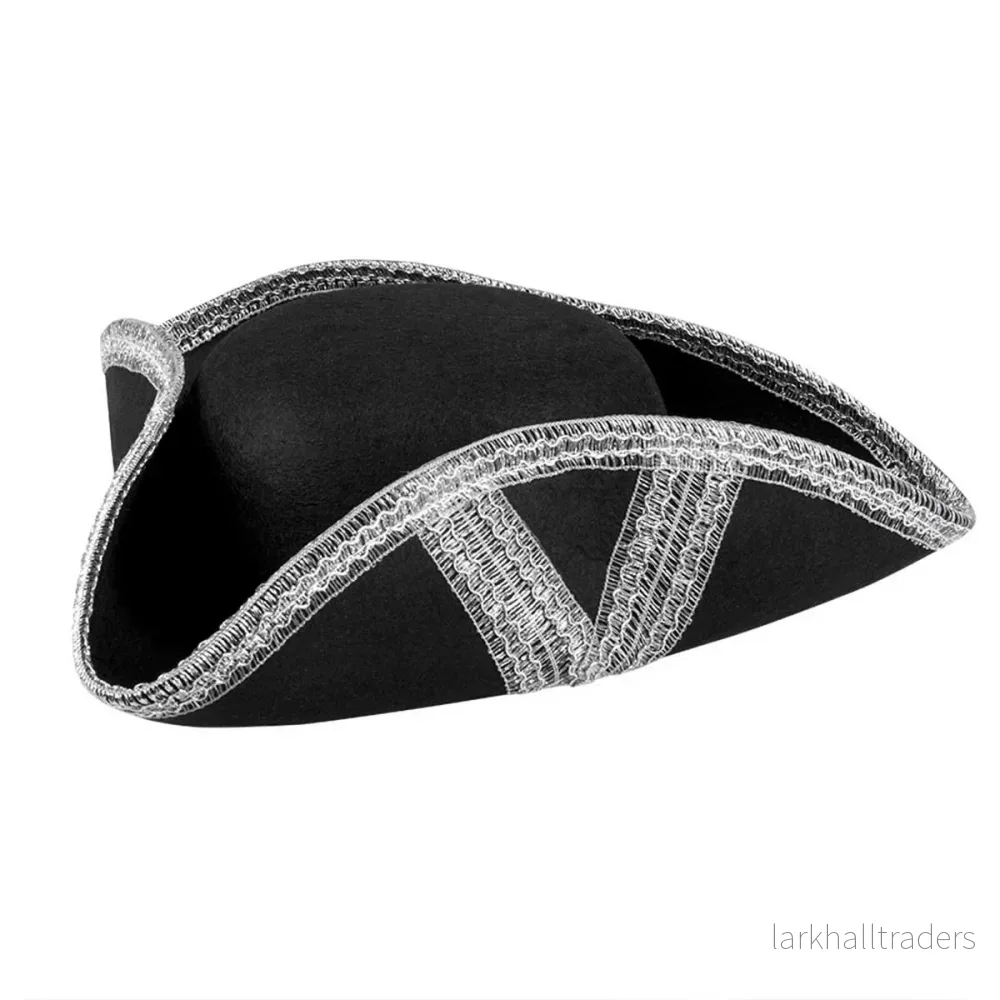 Trekantshatt, pirat silver Trekantshatt, pirat silver