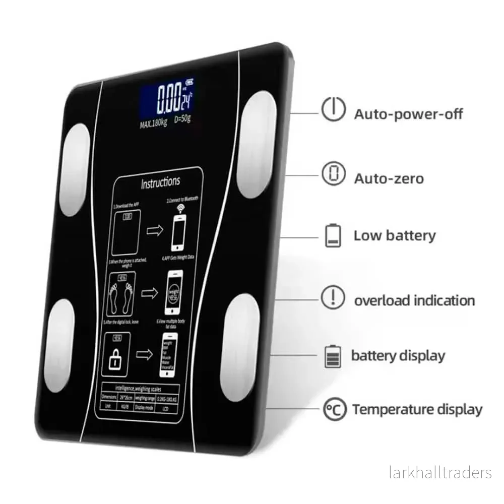 Badrumsvåg (180 kg) Pro - BMI-funktion & Bluetooth - Bild 3