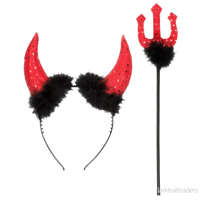Djävulset, horn och gaffel 40 cm - Bild 2
