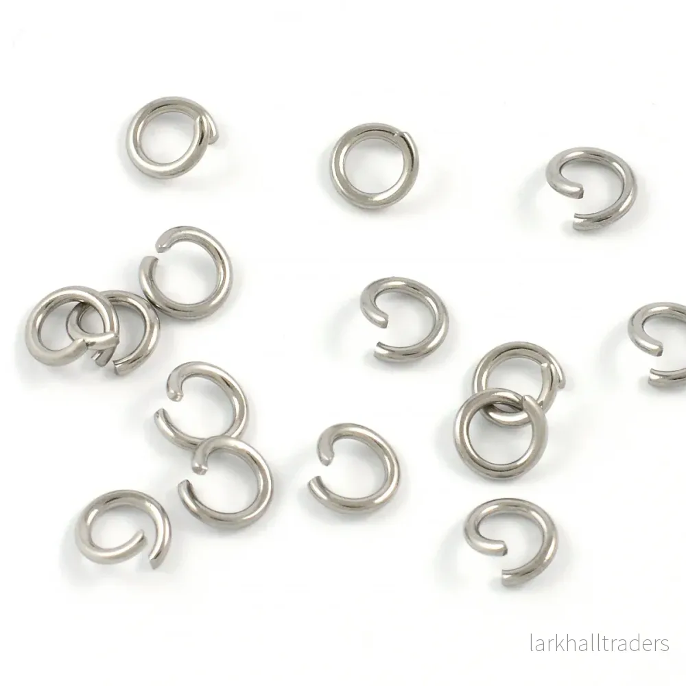 Enkla motringar, rostfritt stål, 6mm, 100st