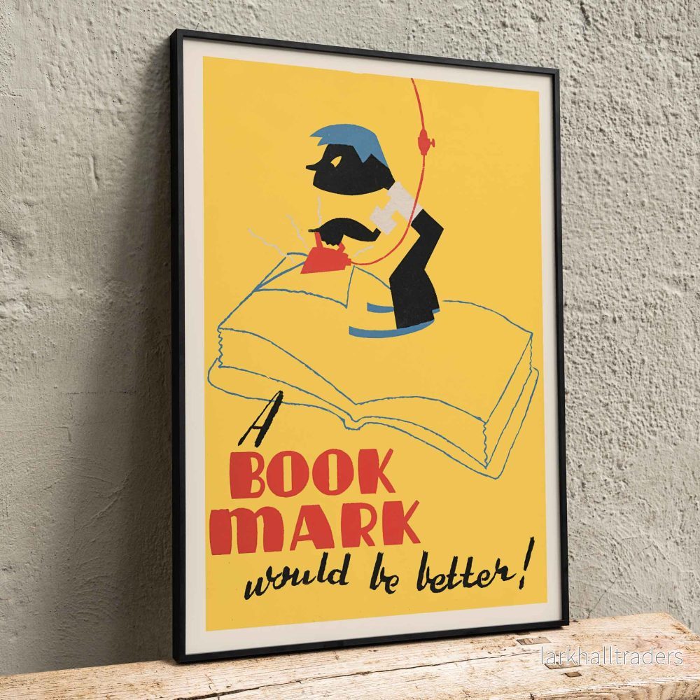 Ett bokmärke vore bättre! Poster