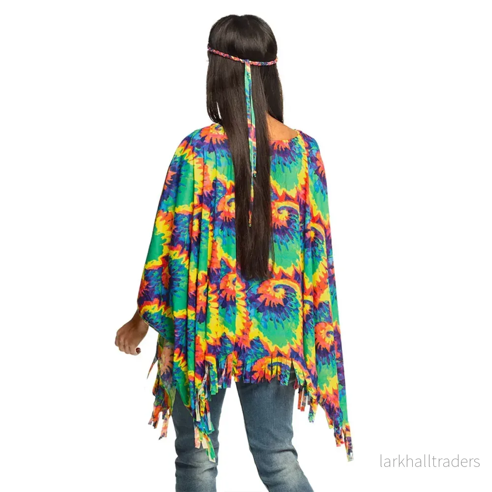 Poncho, hippie one size - Bild 2