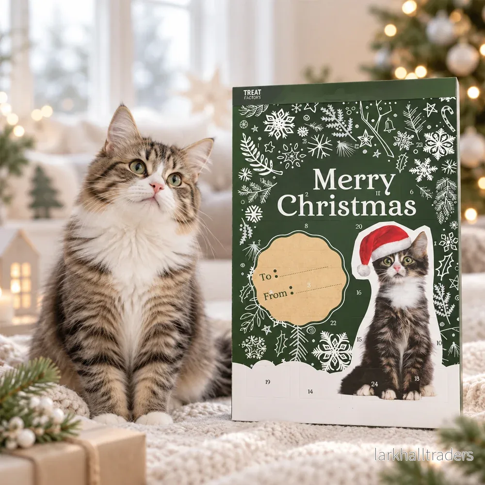 Julkalender för Katter – 24 Luckor med Läckra Godbitar Julkalender för Katter – 24 Luckor med Läckra Godbitar