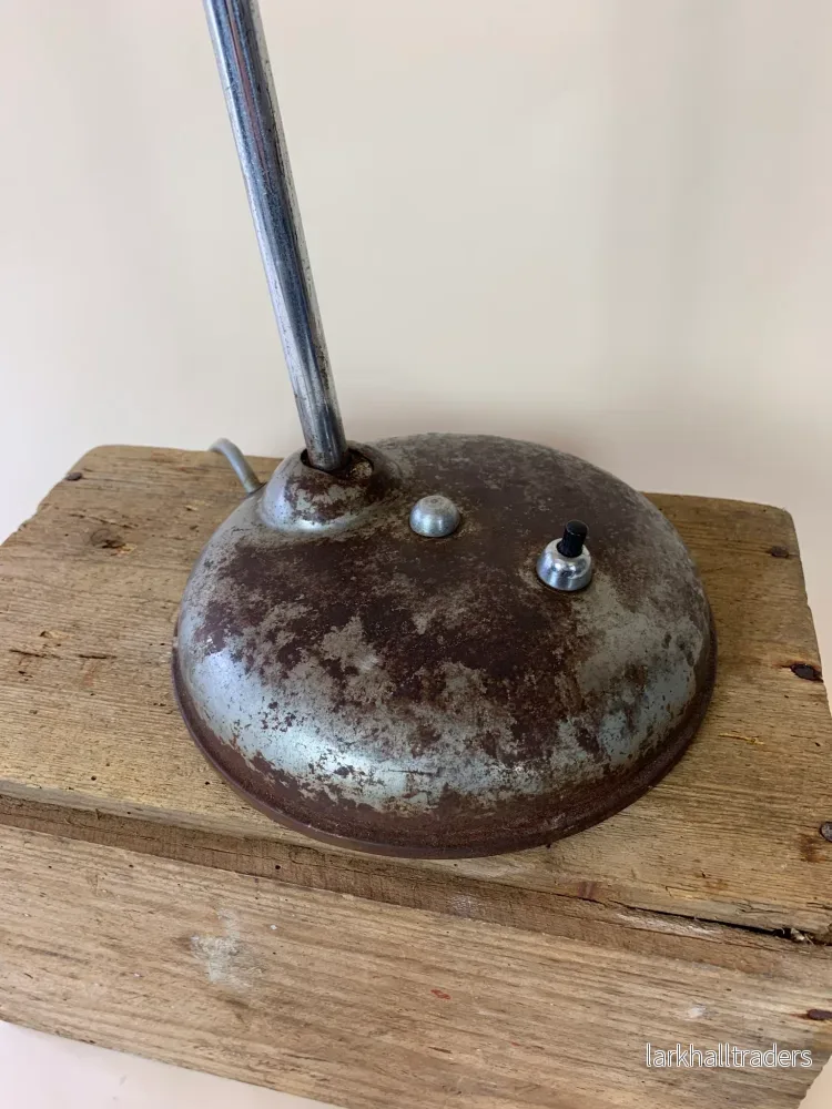 Helo bordslampa med mycket vacker patina - Bild 2