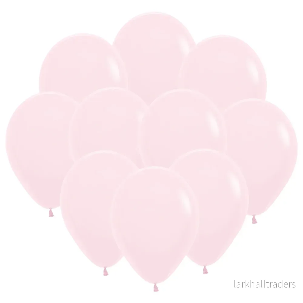 Ballonger, matta rosa pastell 10 st Ballonger, matta rosa pastell 10 st