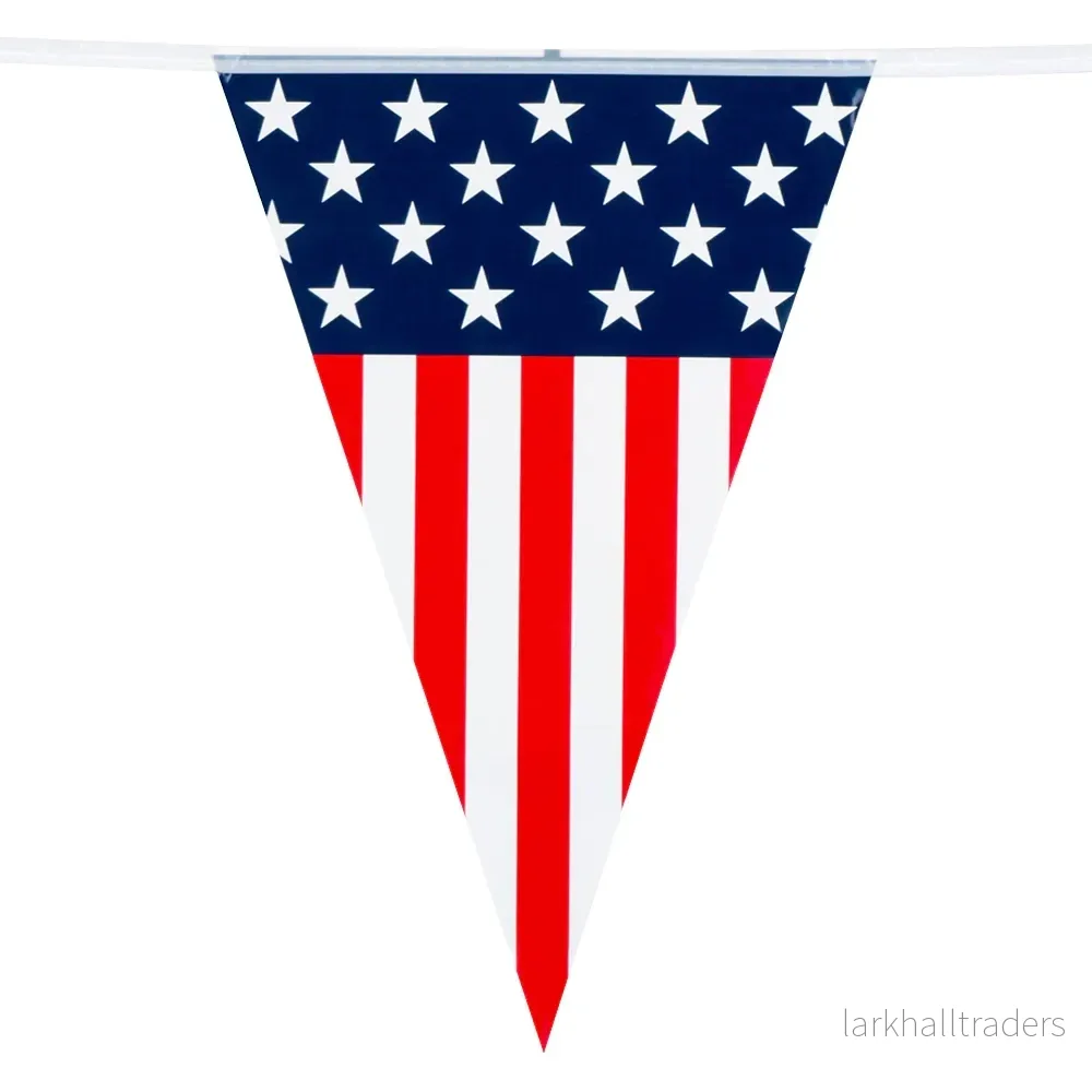 Flaggirlang, USA 30x20 cm 6 m - Bild 2