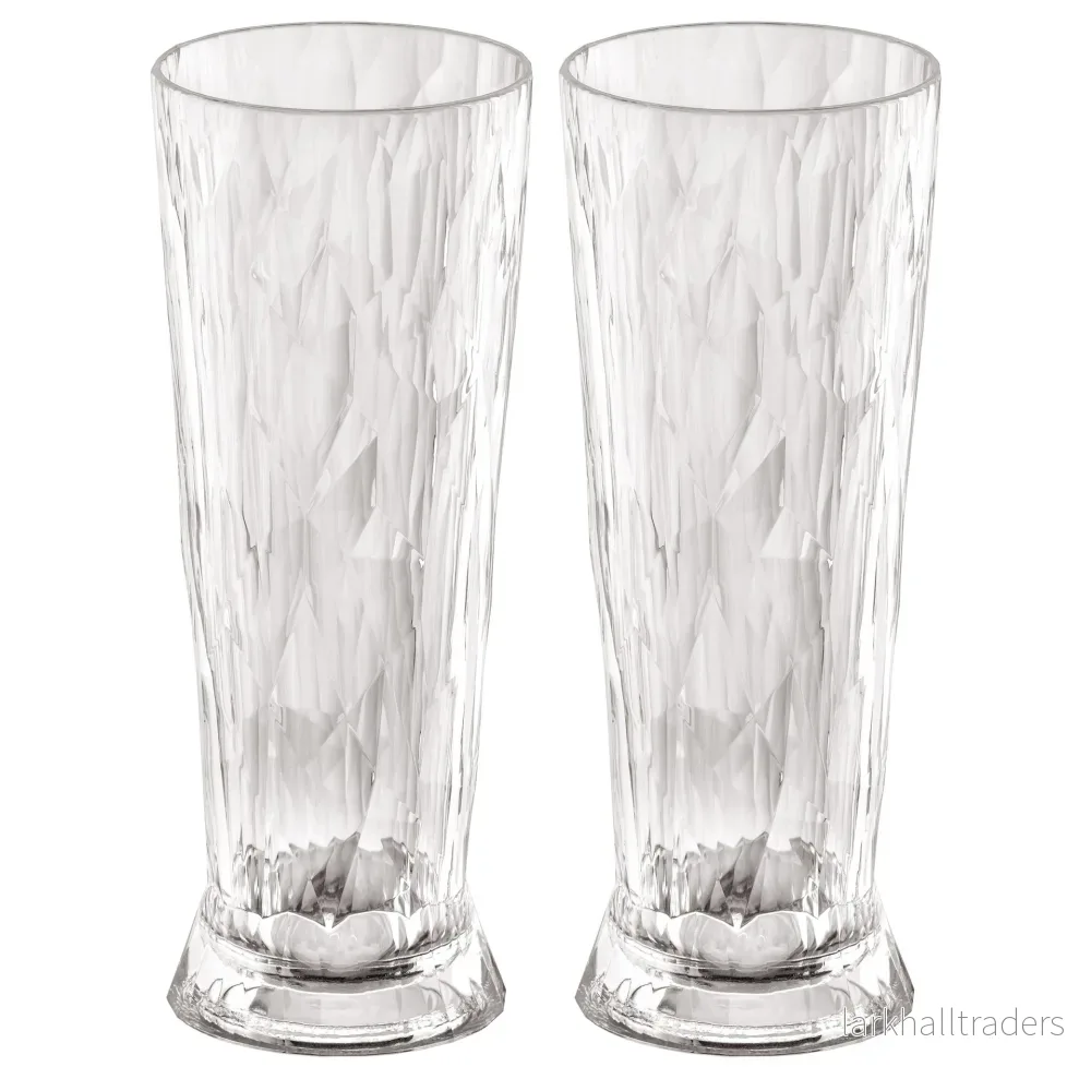 Ölglas Superglas club no.11 plast 50 cl crystal clear 2-pack