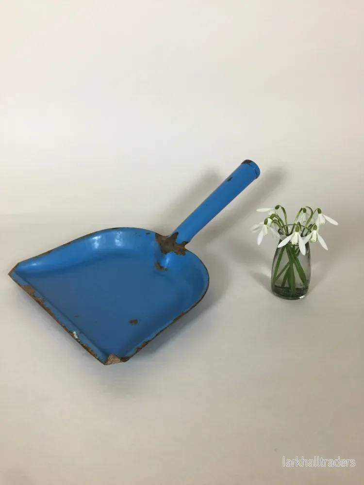 Sopbricka i blå emalj - Bild 2
