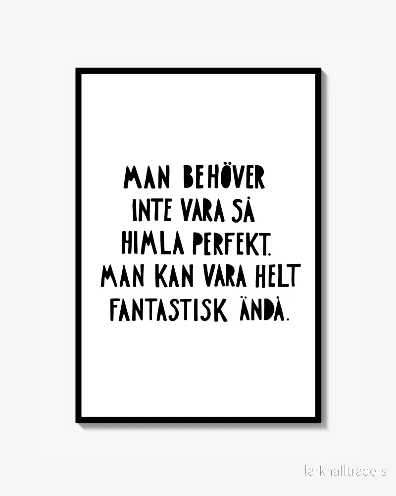 Perfekt / Fantastisk