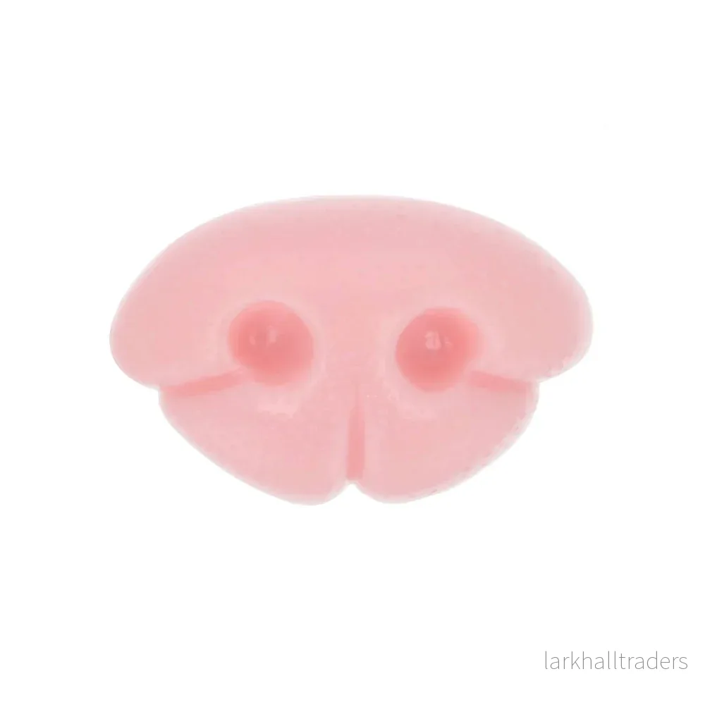 Säkerhetsnosar, rosa, 15mm, 2st Säkerhetsnosar, rosa, 15mm, 2st