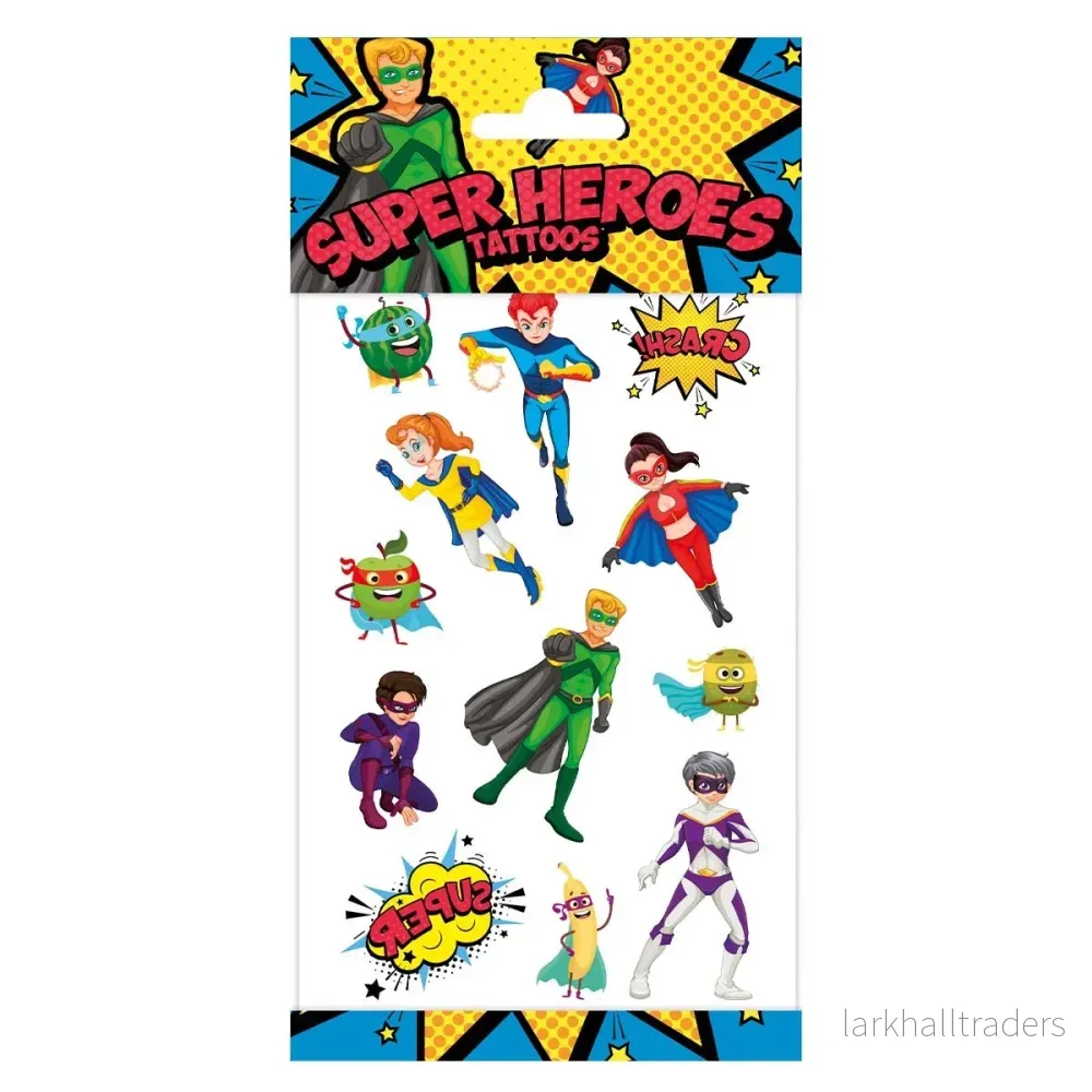 Tatuering, Superheros Tatuering, Superheros