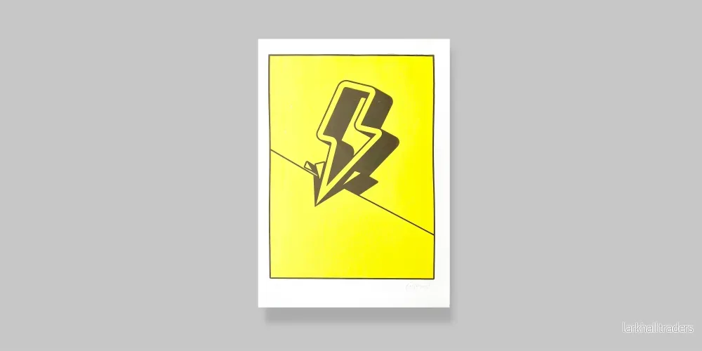 Lightning Bolt Fine Art Screen Print