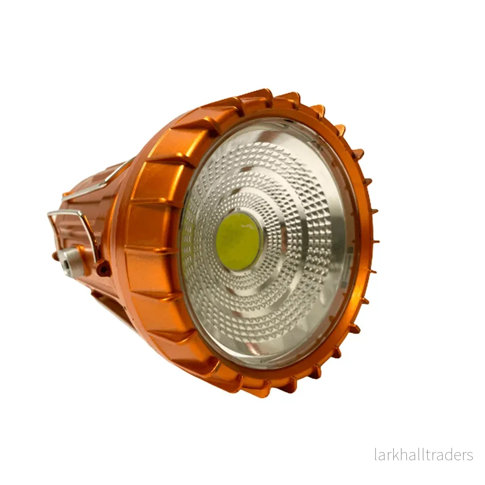 LED Campinglampa m/batteri – Koppar eller silver – laddas via solceller LED Campinglampa m/batteri – Koppar eller silver – laddas via solceller