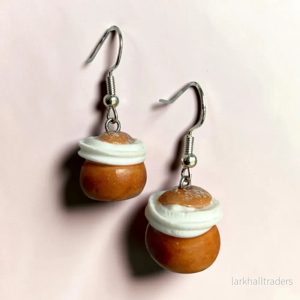 Liten semla Örhängen - Bild 2