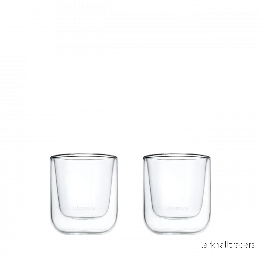 Espressoglas Nero 80 ml 2 pack